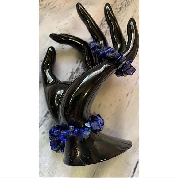 Lapis Lazuli Bracelet • Lapis Jewelry • Handmade Bracelet • TOP SELLER ⭐️ - Picture 3 of 10